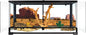 50 Gallon Reptile Glass Terrarium Tank Double Hinge Door with Screen Ventilation Large Reptile Terrarium 36" x 18" x 18"(Knock-Down)