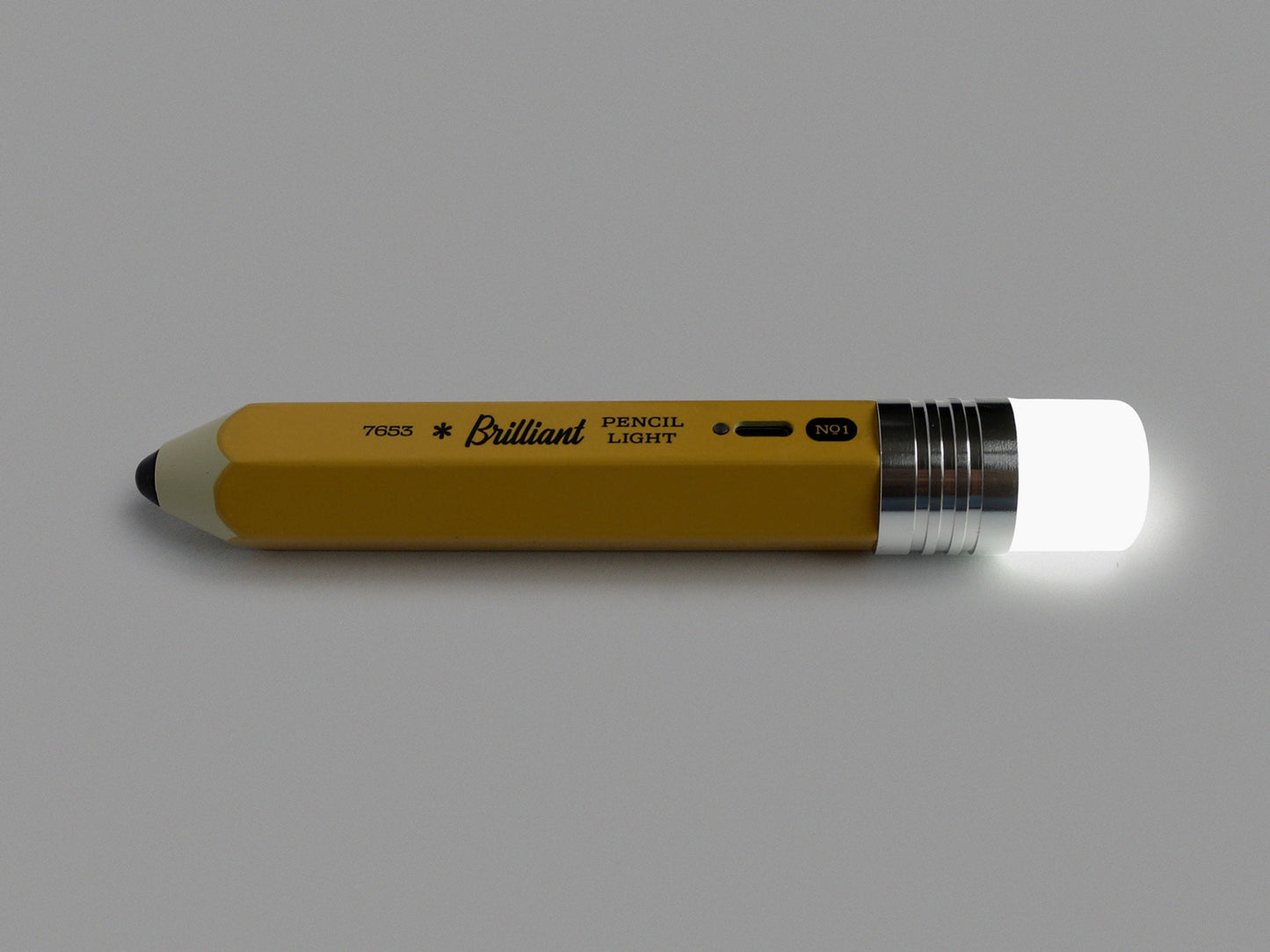 LED Pencil Light — Eraser Tip Flashlight