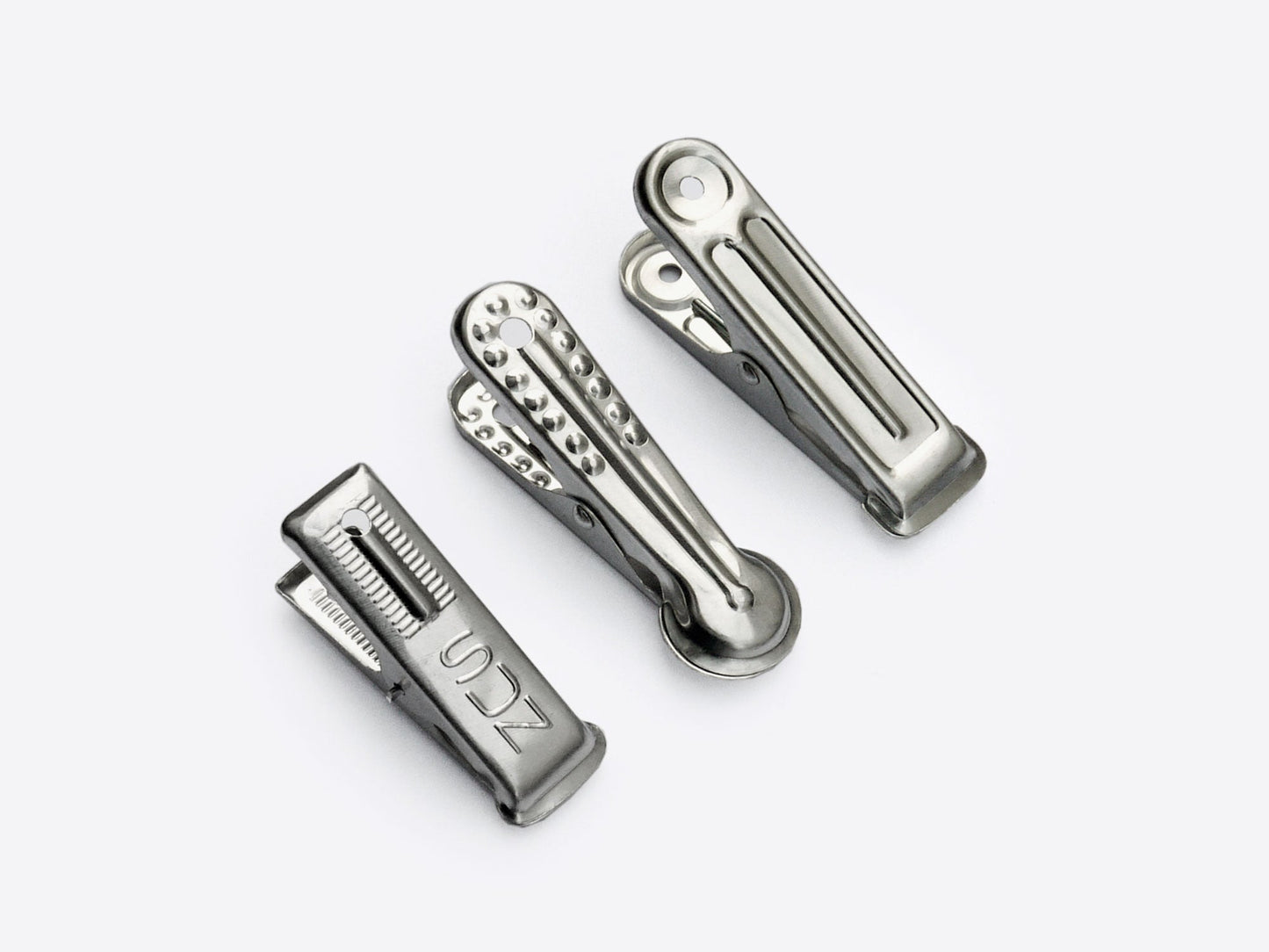 Pressed Aluminium Clips (3 Shapes)