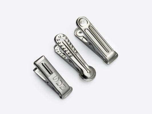 Pressed Aluminium Clips (3 Shapes)